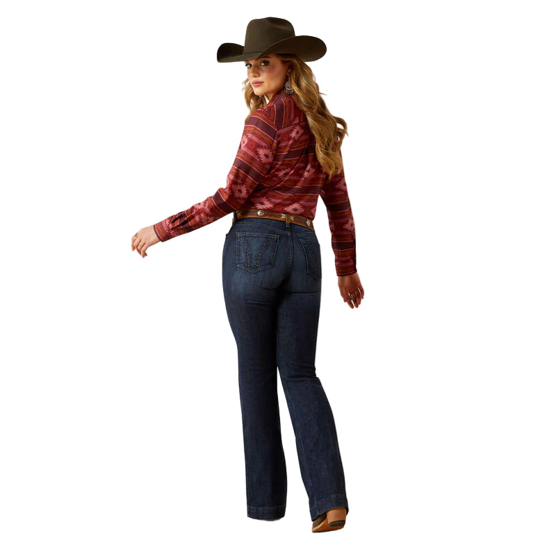 **Ariat Women's High Rise Frazey Slim Trouser Jean - Florida - Image 2