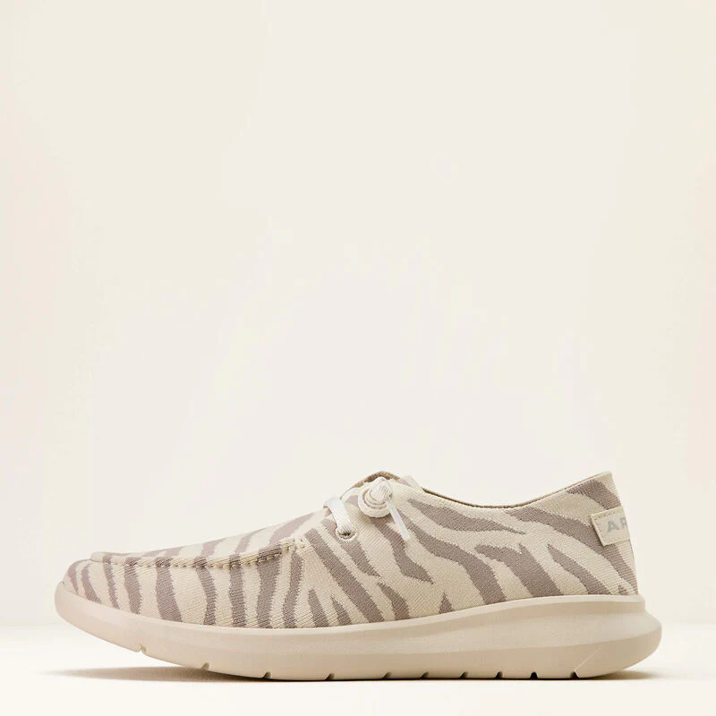 Ariat Women's Hilo Shoe- White Tiger Knit - Image 2