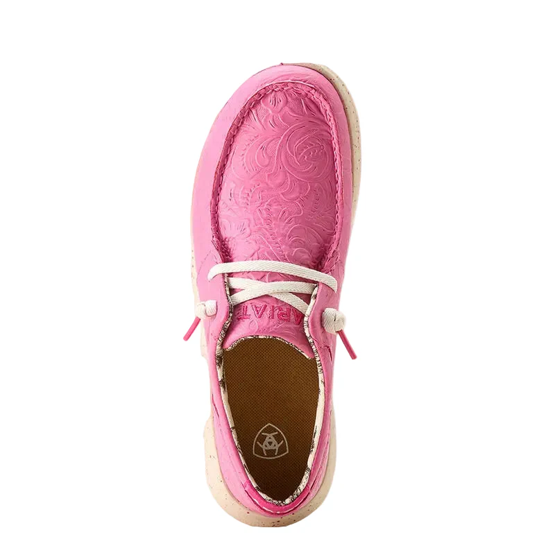Ariat Women's Hilo Floral Embossed Shoes - Hot Pink - Image 4