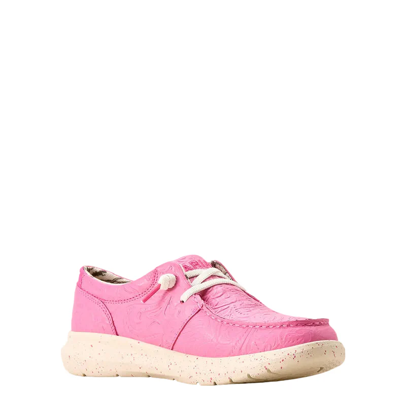 Ariat Women's Hilo Floral Embossed Shoes - Hot Pink - Image 6