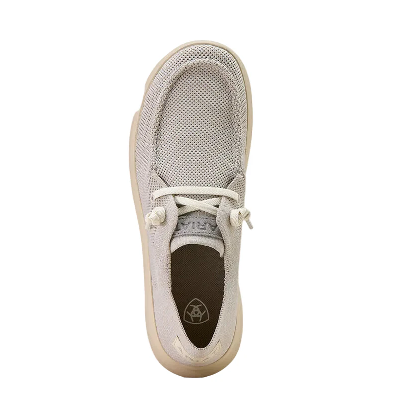 Ariat Womens Hilo Shoes - Light Grey Knit - Image 2