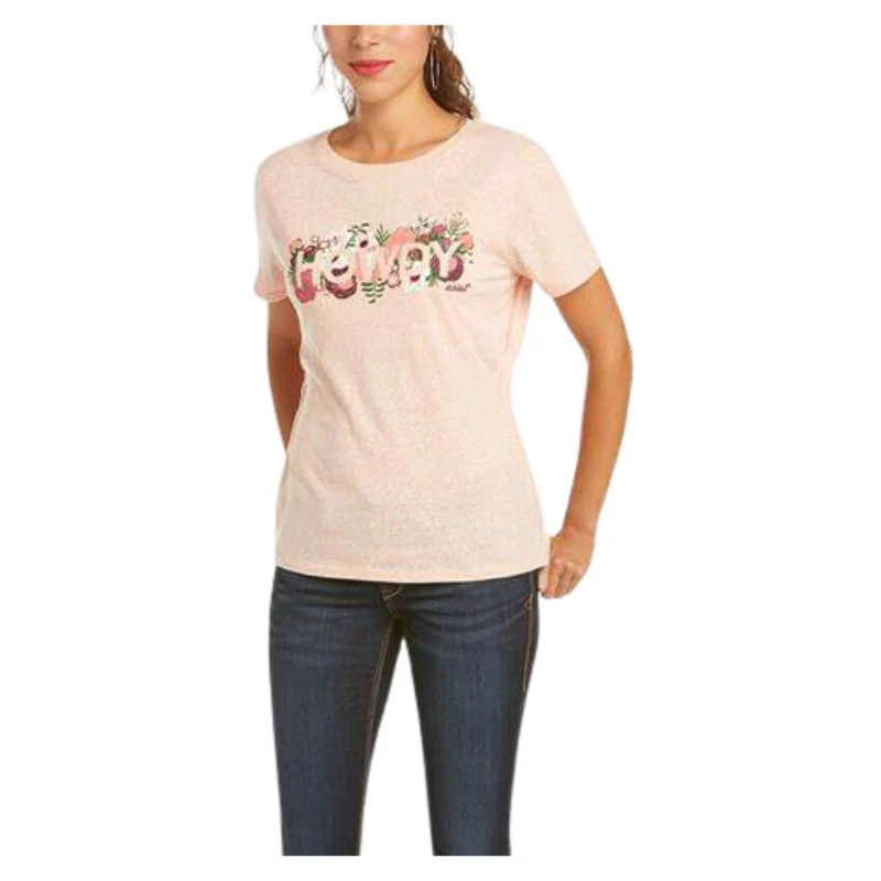 Ariat Women's Howdy SS T-Shirt Pure Peach