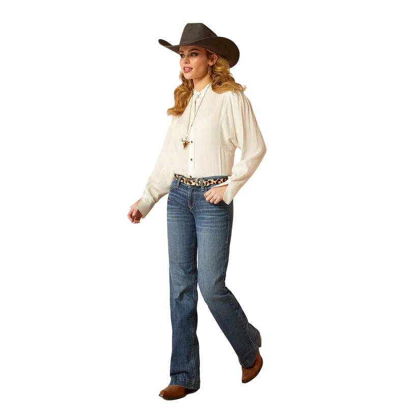 Ariat Women's Midrise Olivia Trouser Jean - Columbia