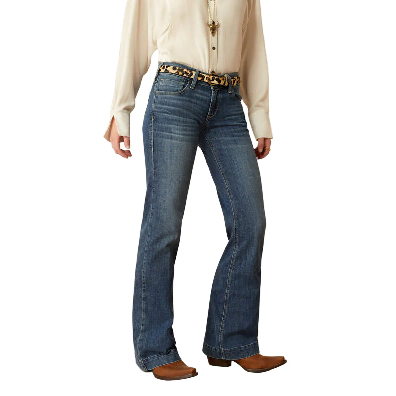 Ariat Women's Midrise Olivia Trouser Jean - Columbia - Image 2