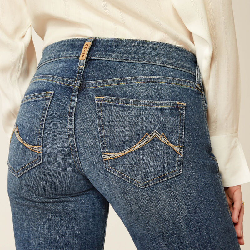 Ariat Women's Midrise Olivia Trouser Jean - Columbia - Image 4