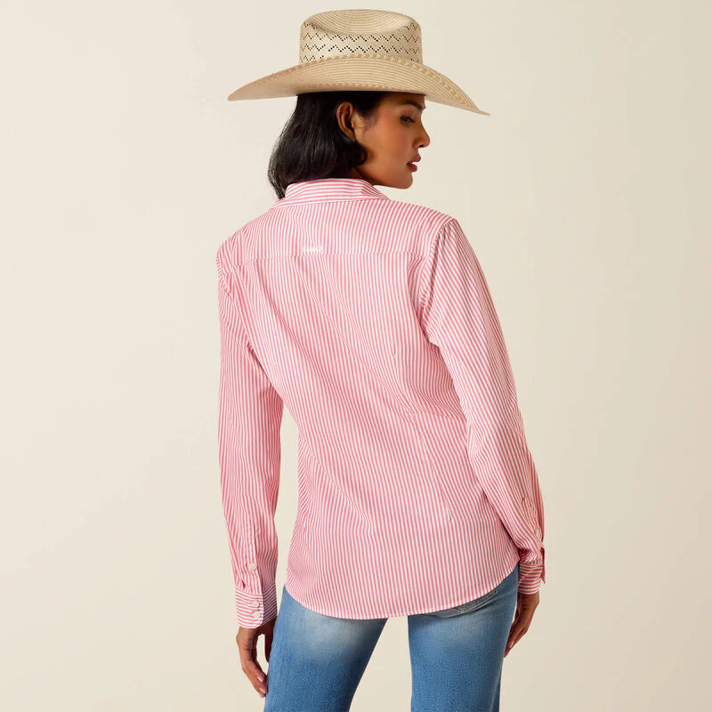 Ariat Women's Kirby Pro Long Sleeve Shirt - Stripe - Image 2