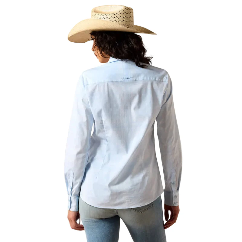 Ariat Womens Kirby Stretch Shirt-Nantucket Breeze Bandana - Image 2