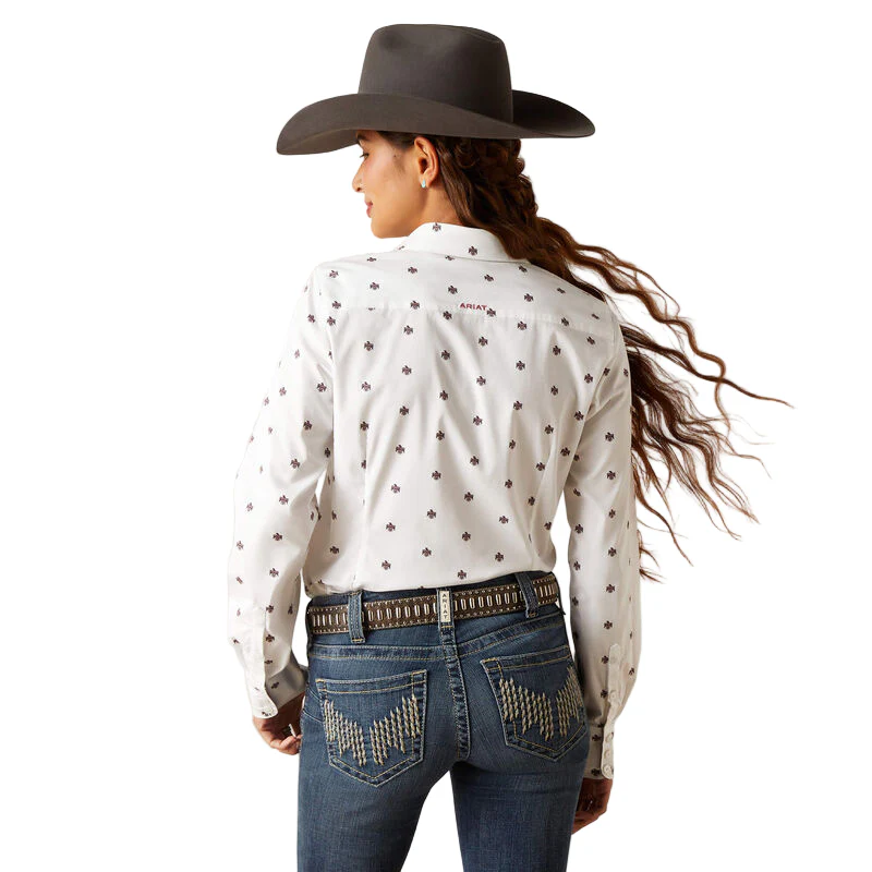 Ariat Women's Kirby Stretch Shirt - Thunderbird Print - Image 2