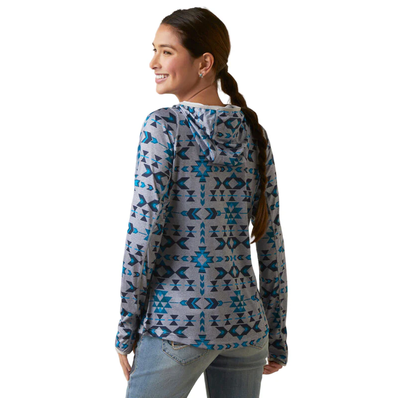 Ariat Women's Laguna Hoodie - Riverton Print - Image 2