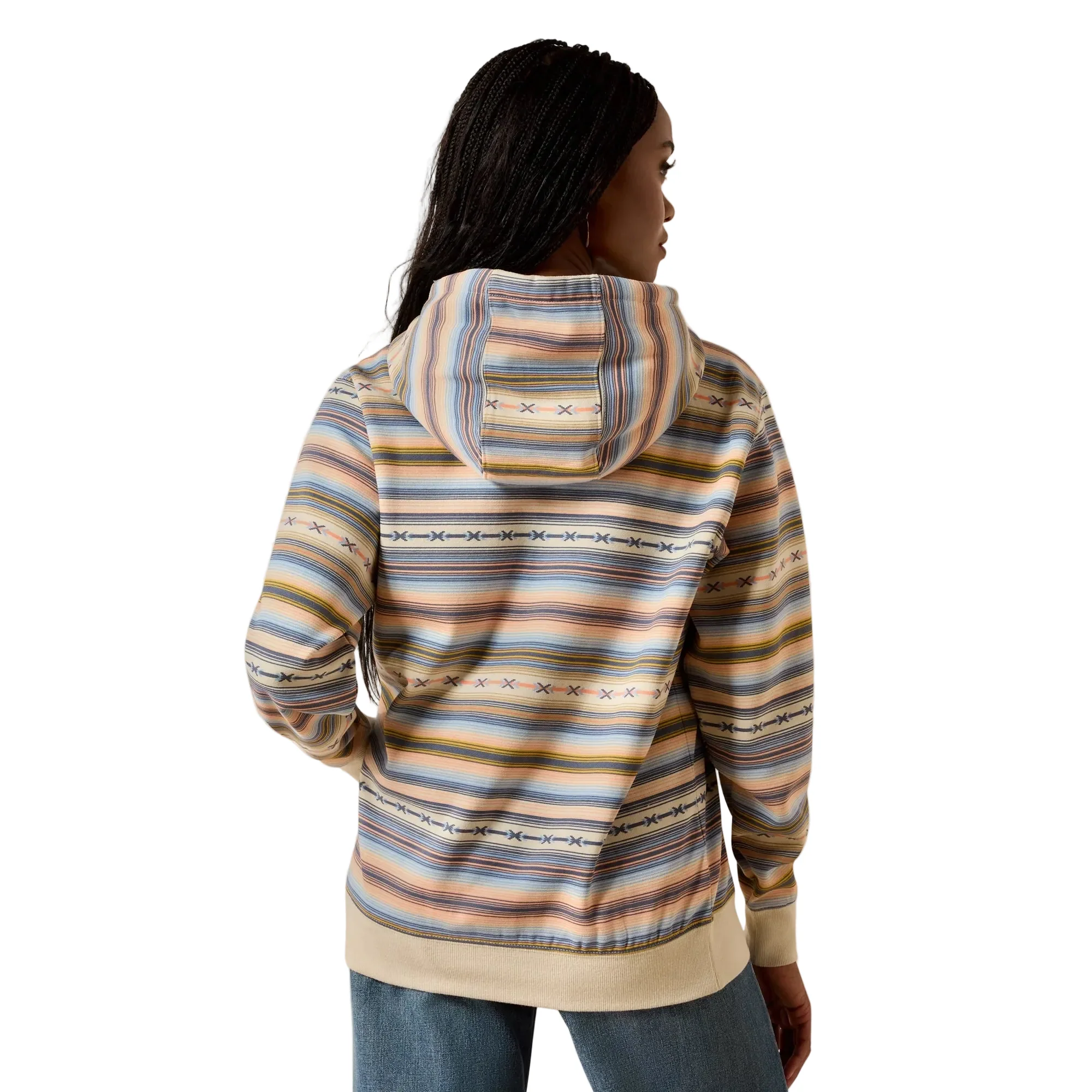Ariat Women's Logo 2.0 Serape Print Hoodie - Multi Colour - Image 2
