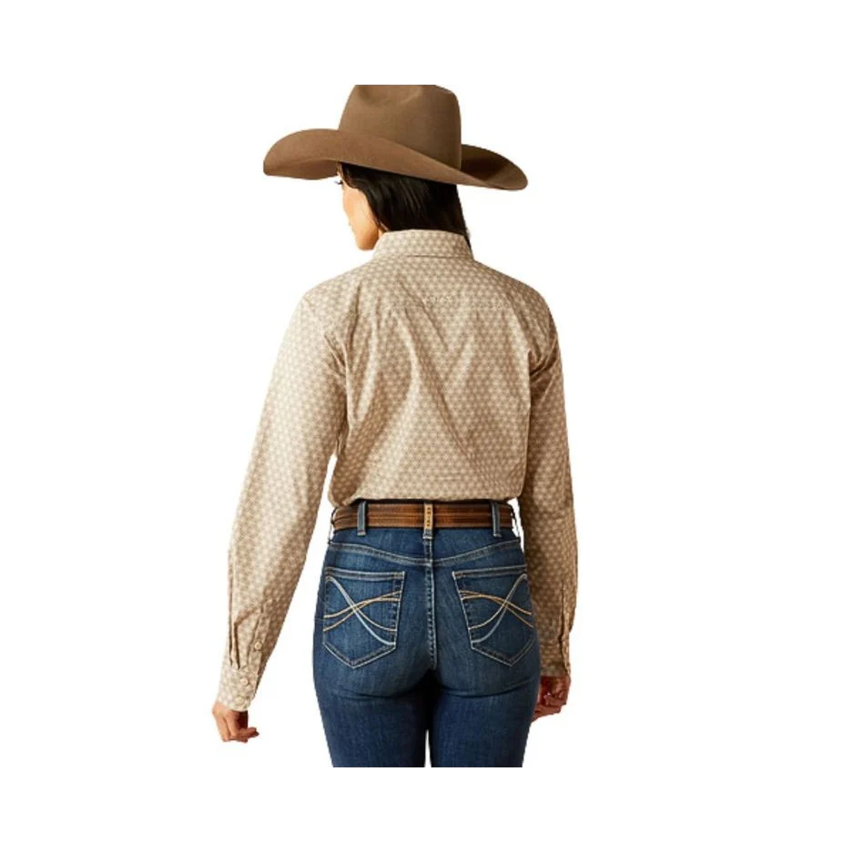 Ariat Women's Long Sleeve Kirby Stretch Shirt- Caidan Sea Spray - Image 2