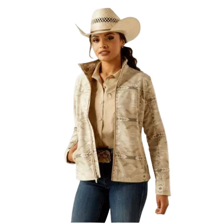 Ariat Women's Long Sleeve New Team Softshell Print Jacket