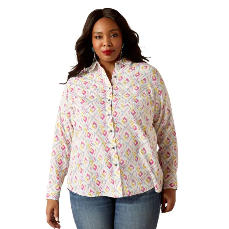 Ariat Women's Billie Jean Long Sleeve Shirt- Adina - Image 2