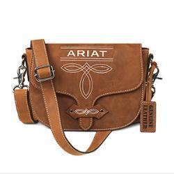 Ariat Women's Lynn Small  Crossbody - Medium Brown