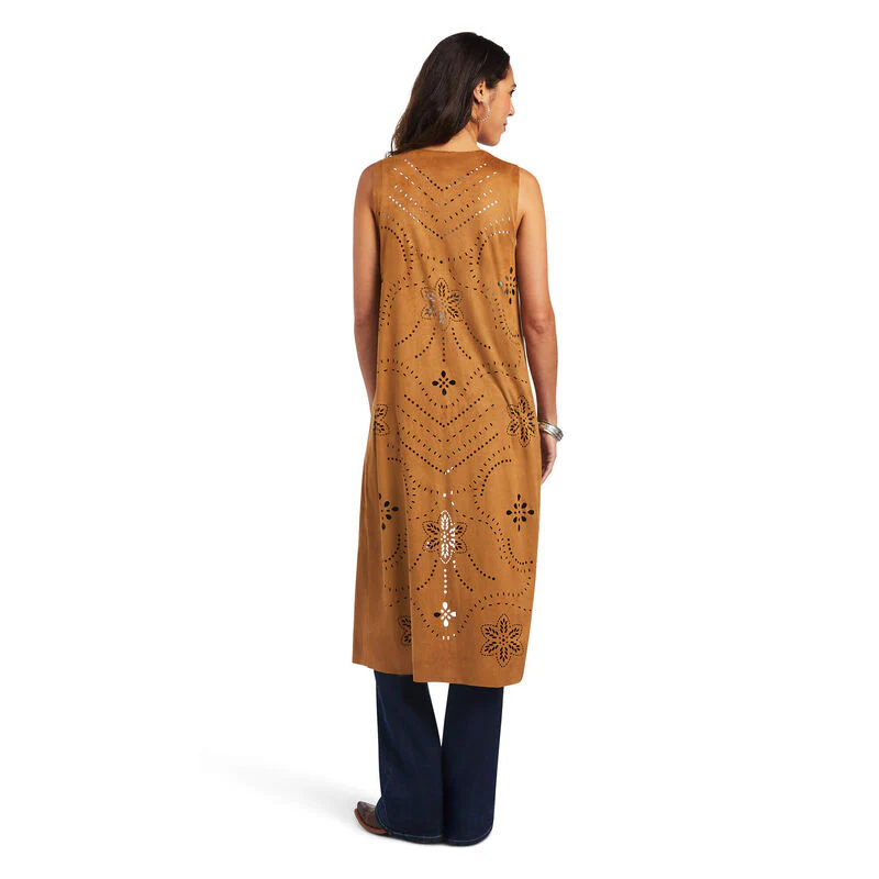 Ariat Women's Magdalena Suede Vest Nubuck - Image 2