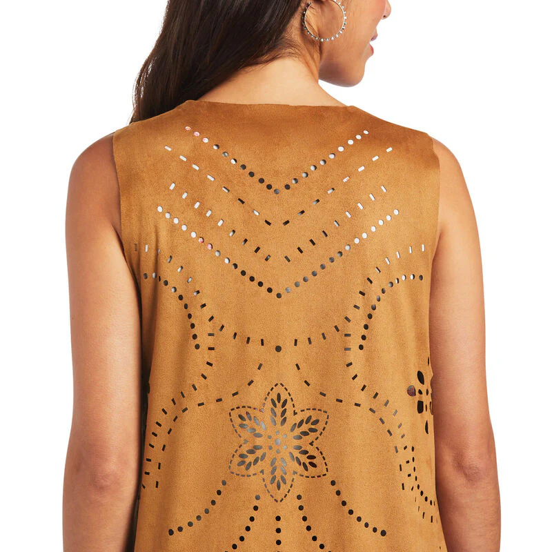 Ariat Women's Magdalena Suede Vest Nubuck - Image 3