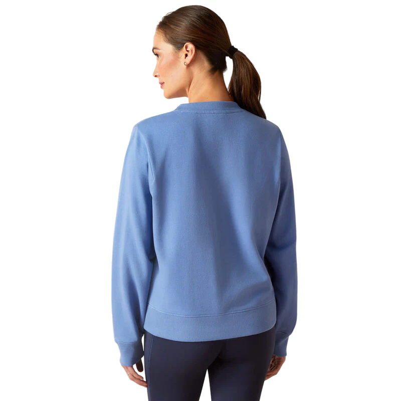 Ariat Women's Memento Sweatshirt - Dutch Blue - Image 2