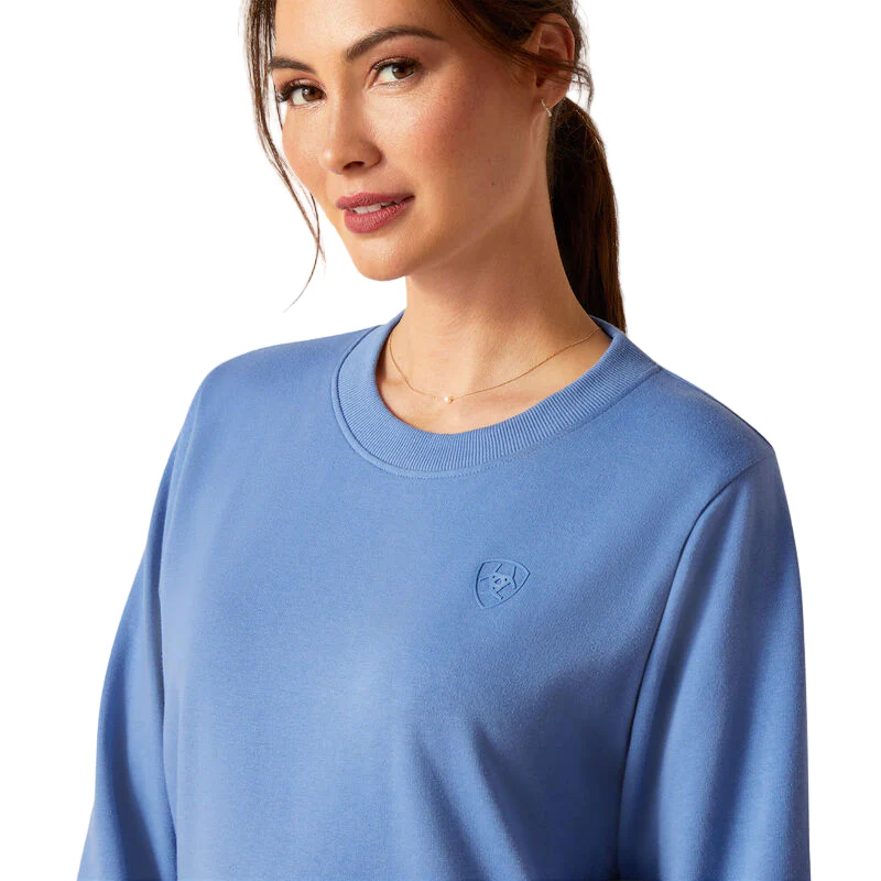 Ariat Women's Memento Sweatshirt - Dutch Blue - Image 4