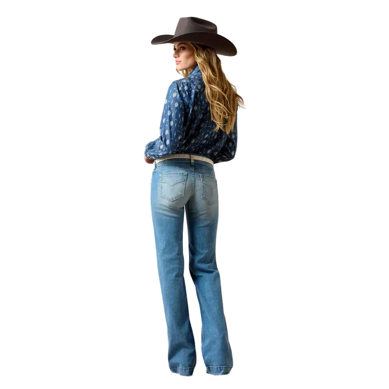 Ariat Women's Mid Rise Clara Trouser Jeans - Yuba - Image 2