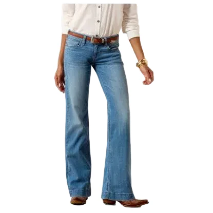 Ariat Women's Mid Rise Sherry Trouser Jeans - Glendale