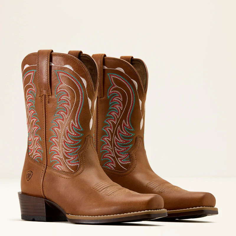 Ariat Women's Narrow Cutter Toe Western Boot- Treasured Tan