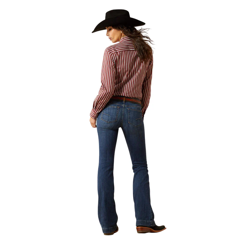 Ariat Women's Perfect Rise Bessie Slim Trouser Jeans - Irvine - Image 2