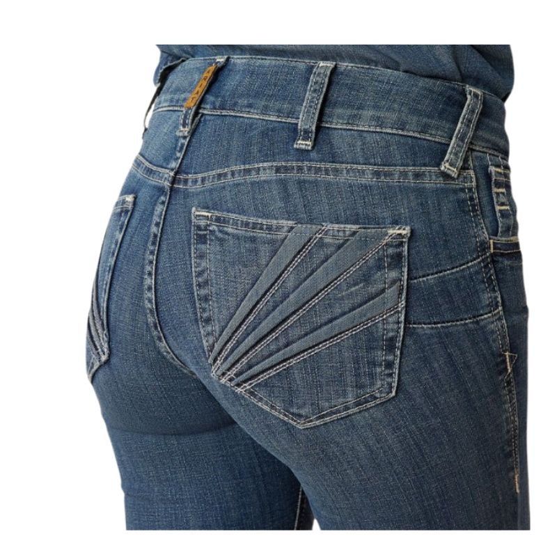 Ariat Women's Perfect Rise Christine Flare Jeans- Siren - Image 3