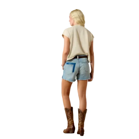 Ariat Women's Perfect Rise Jazmine  5" Shorts - Eureka - Image 2