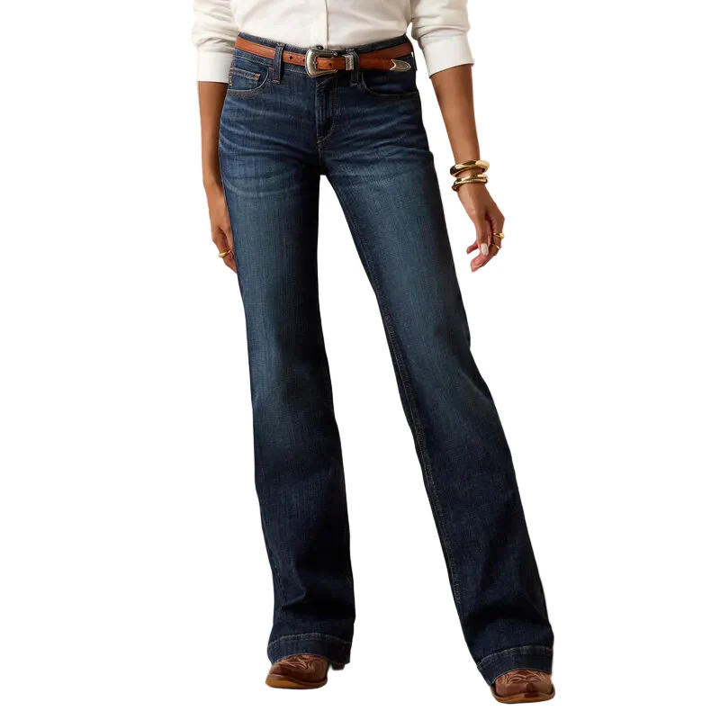 Ariat Women's Perfect Rise Maddie Boot Cut Trouser Jeans - Florida