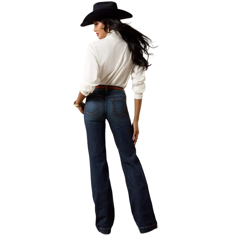 Ariat Women's Perfect Rise Maddie Boot Cut Trouser Jeans - Florida - Image 2