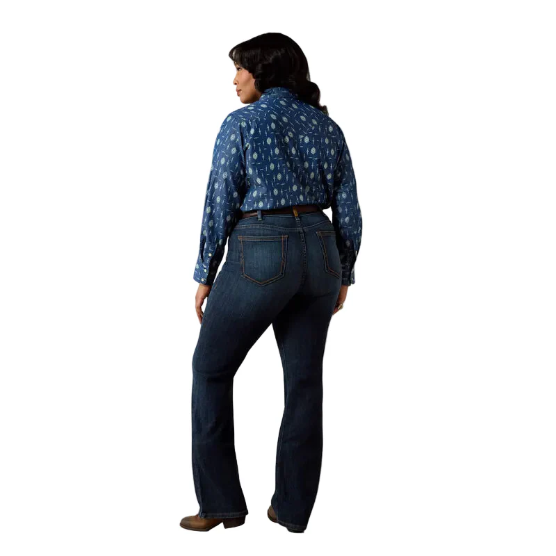 Ariat Women's Perfect Rise Maddie Boot Cut Trouser Jeans - Florida - Image 4