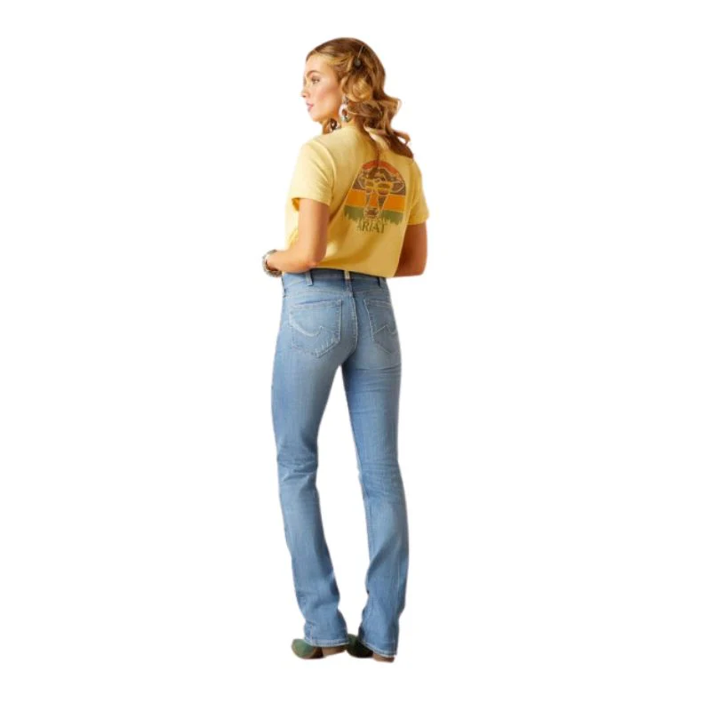 Ariat Women's Perfect Rise Nika Straight Leg Jeans Newport - Image 2
