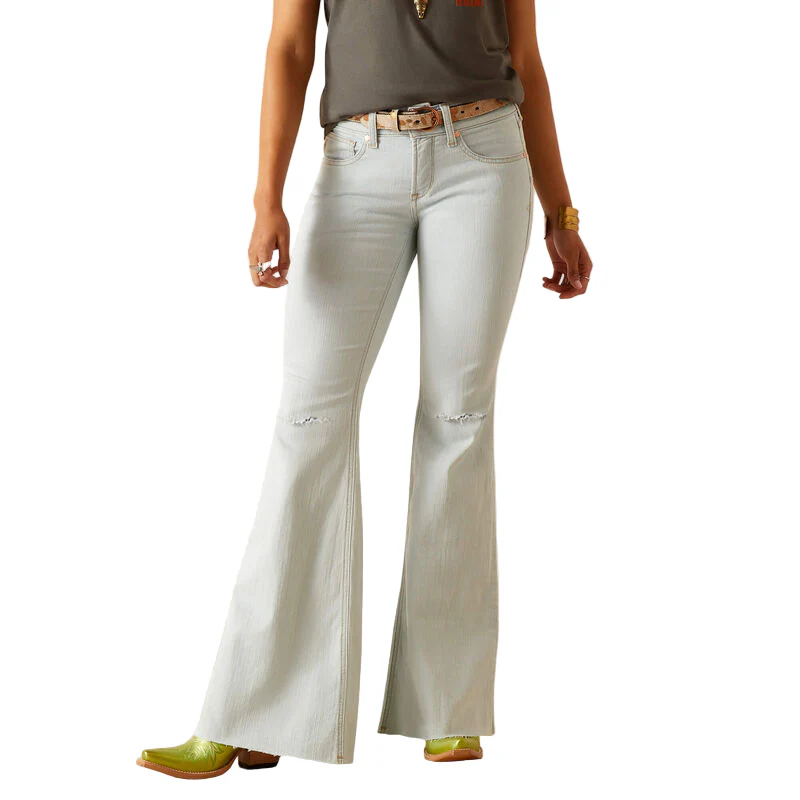 Ariat Women's Perfect Rise Ophelia Flare Jeans Ice