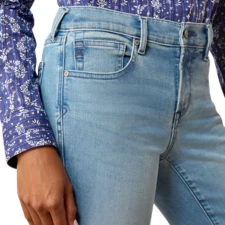 Ariat Women's Perfect Rise Revel Vilma Ultra stretch Boot Cut Jeans - Sausalito - Image 5