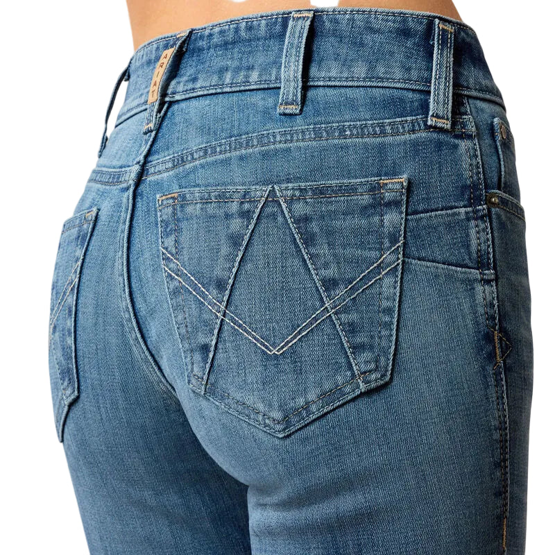Ariat Women's Perfect Rise Silvie Straight Leg Crop Jeans - Glenwood - Image 4