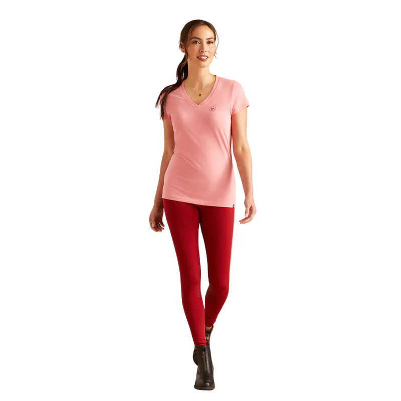 Ariat Women's Petal Front T-Shirt - Flamingo Plume - Image 3