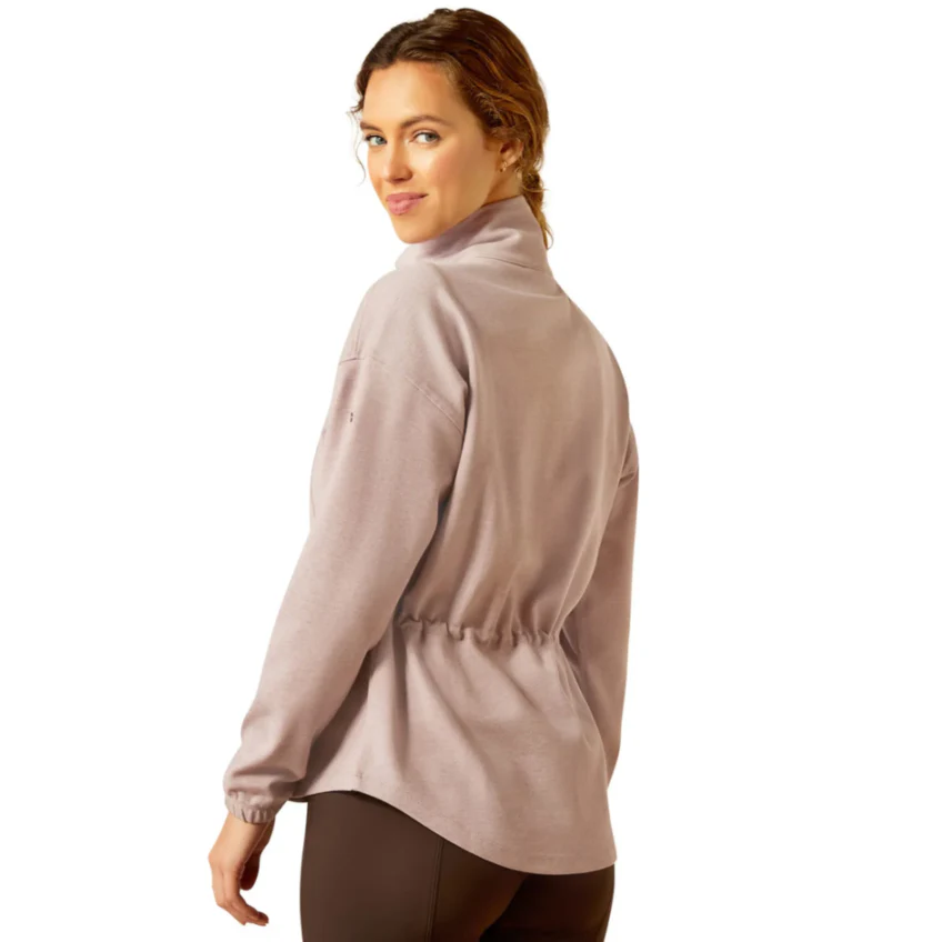 Ariat Women's Ryeland 1/2 Zip Sweatshirt - Purple Dove - Image 2