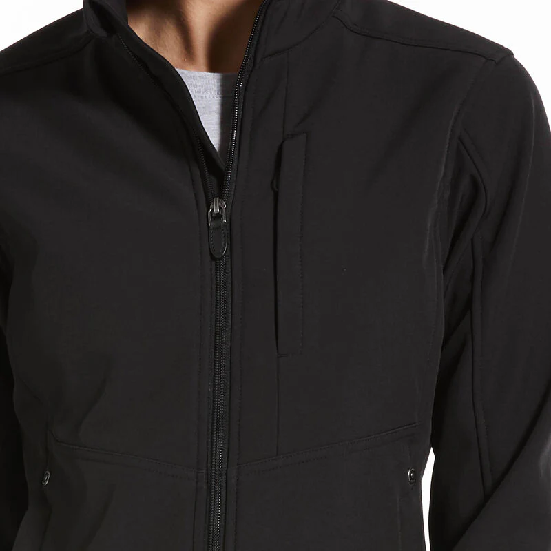 Ariat Women's Real Softshell Jacket - Black - Image 3
