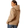 Ariat Women's Rebar All Weather Sherpa Full Zip Hoodie - Oatmeal Heather - Image 2