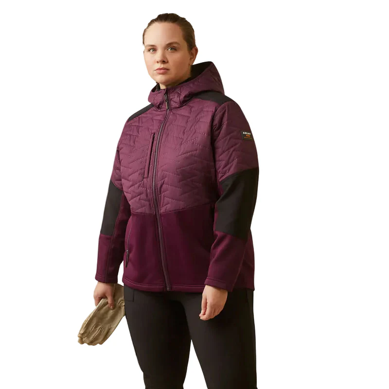 Ariat Women's Rebar Cloud 9 Insulated Jacket  Potent Purple - Image 2