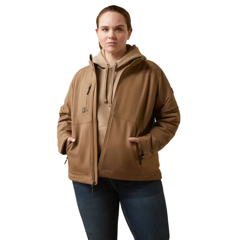 Ariat Women's Rebar DriTEK DuraStretch Insulated Jacket Rebar Khaki - Image 2
