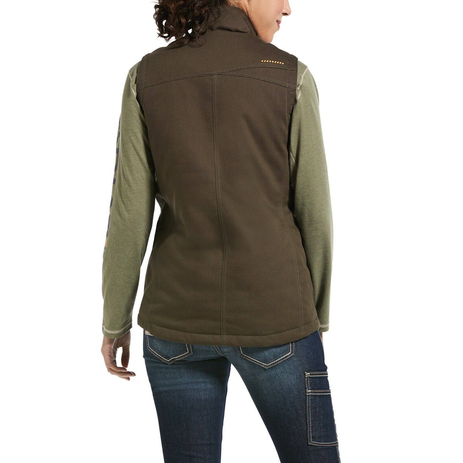 Ariat Women's Rebar DuraCanvas Insulated Vest - Wren - Image 2