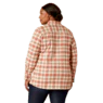 Ariat Women's Rebar Flannel DuraStretch Work Shirt - Almond Milk - Image 4
