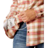 Ariat Women's Rebar Flannel DuraStretch Work Shirt - Almond Milk - Image 5