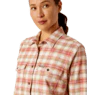 Ariat Women's Rebar Flannel DuraStretch Work Shirt - Almond Milk - Image 6
