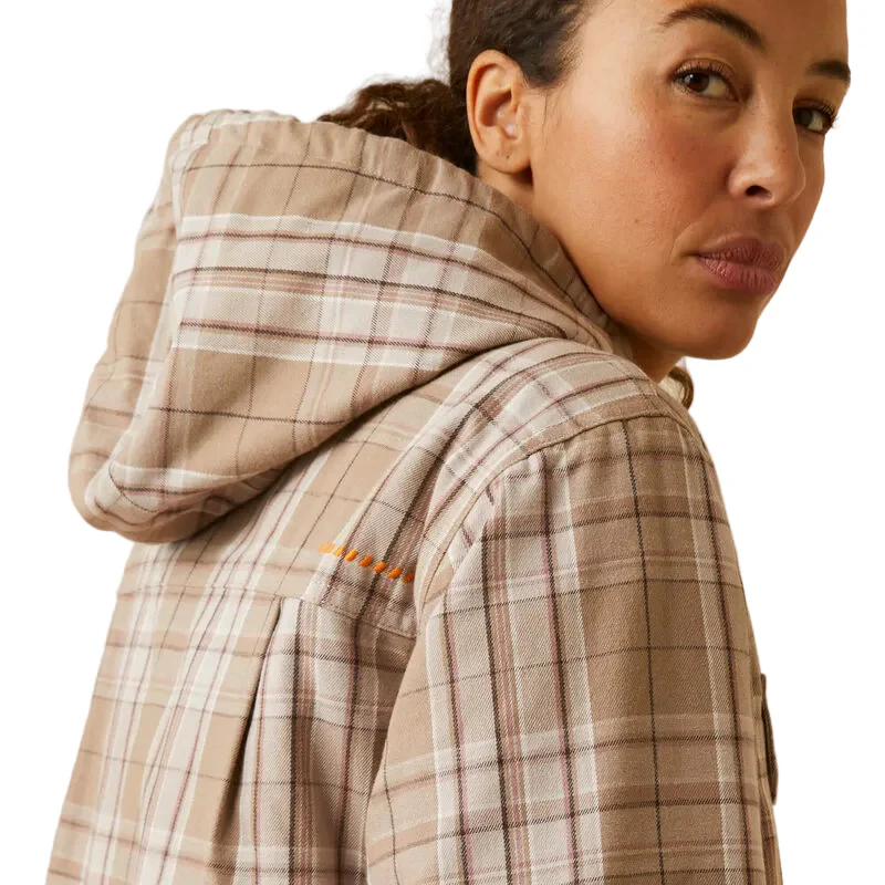 Ariat Women's Rebar Flannel Shirt Jacket FSL Plaid - Image 2