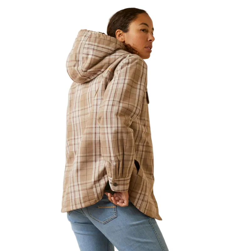 Ariat Women's Rebar Flannel Shirt Jacket FSL Plaid - Image 4