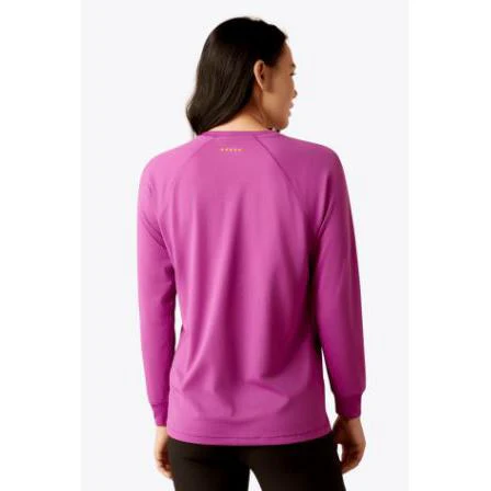 Ariat Women's Rebar Long Sleeve Heat Fighter Essential T-Shirt -Multiple Colors - Image 4