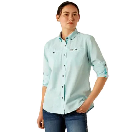 Ariat Women's Rebar Made Tough 360 Airflow Durastretch Work Shirt - Image 5
