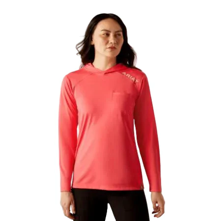 Ariat Women's Rebar Sunblocker Hooded T-Shirt - Image 3